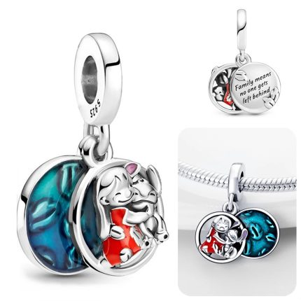 Srebaren talisman & 8220 Disney Lilo & 038 Stitch& 8221