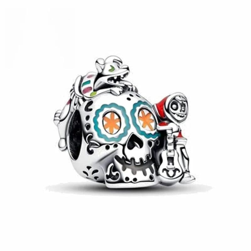 Srebaren talisman Miguel & 038 Dante Skull