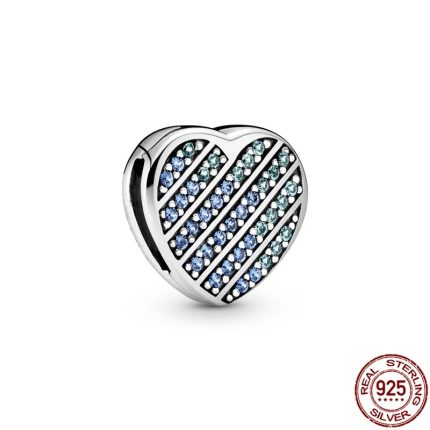Srebaren talisman & 8220 Sartse& 8221 sas sin tsirkoniy elegantnost za grivni Pandora Reflexions