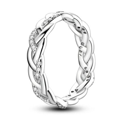 Srebaren prasten & 8220 Pletenitsa& 8221 eleganten dizayn s vechen simvolizam