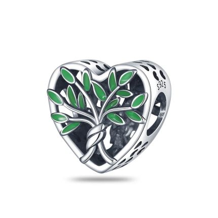 Srebaren talisman sartse s Darvoto na zhivota simvol na lyubov i harmoniya