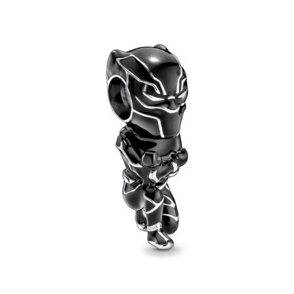Сребърен талисман Black Panther от сребро 925 за гривна тип Пандора