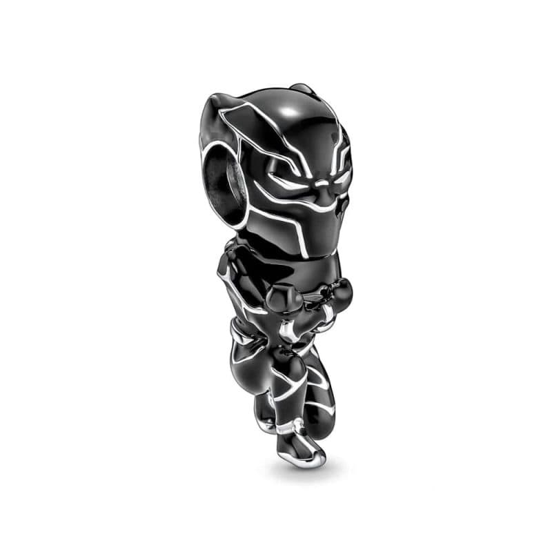 Сребърен талисман Black Panther от сребро 925 за гривна тип Пандора