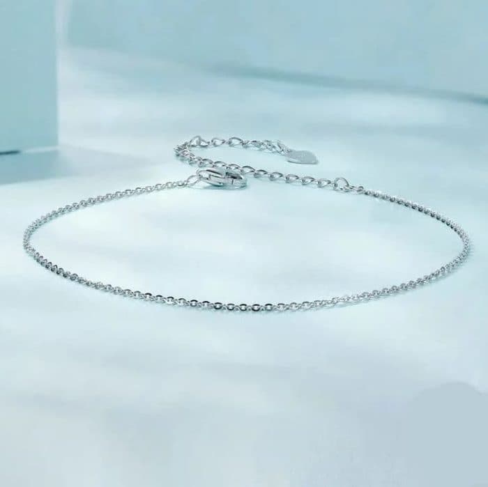 Srebarna grivna za krak 925 Eleganten stil