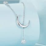 Srebarno kolie Y-Shape s tsirkoniy Srebro 925