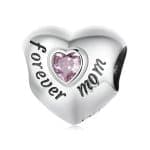 Srebaren talisman Forever Mom Sartse s tsirkoniy
