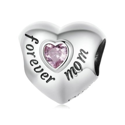 Srebaren talisman Forever Mom Sartse s tsirkoniy