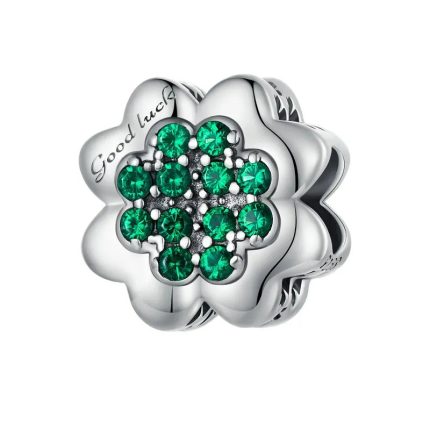 SREBAREN TALISMAN ChETIRILISTNA DETELINA GOOD LUCK