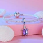 SREBAREN TALISMAN KOSTENURKA S ESTESTVEN TsIRKONIY