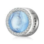 Talisman Winterzauber Charm Srebro 925 i Murano staklo