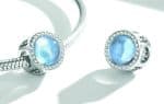 Talisman Winterzauber Charm Srebro 925 i Murano staklo