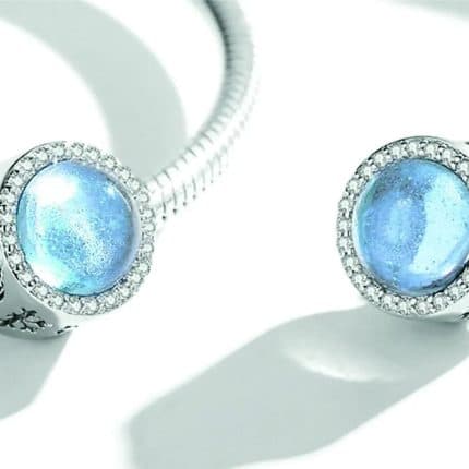 Talisman Winterzauber Charm Srebro 925 i Murano staklo