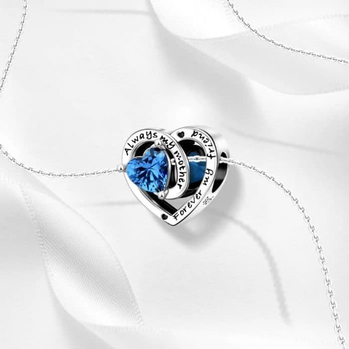 Posrebren talisman sartse ALWAYS MY MOTHER