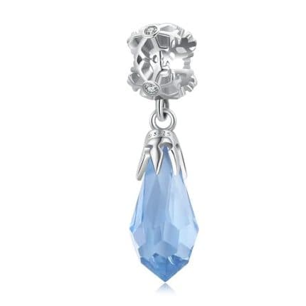 SREBAREN TALISMAN SIN KRISTAL & 8211 ELEGANTNOST I BLYaSAK ZA VAS