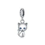 Srebaren talisman kotka sas sini ochi