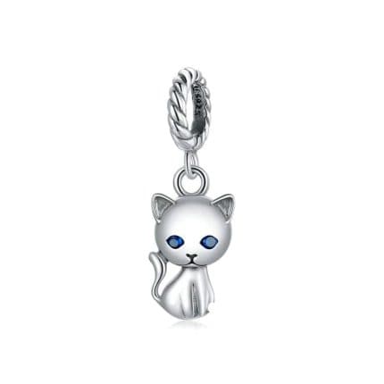 Srebaren talisman kotka sas sini ochi