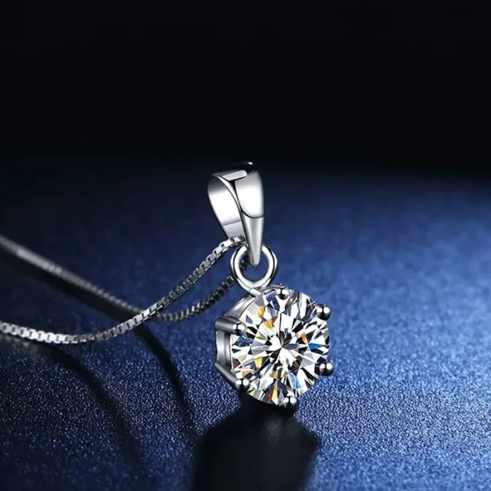 CRYSTAL MUSE КОЛИЕ СОЛИТЕР С КРЪГЪЛ ЦИРКОНИЙ - Image 2