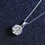 PURE SOLITAIRE КОЛИЕ С ВИСУЛКА И КУБИЧЕН ЦИРКОНИЙ - Image 2